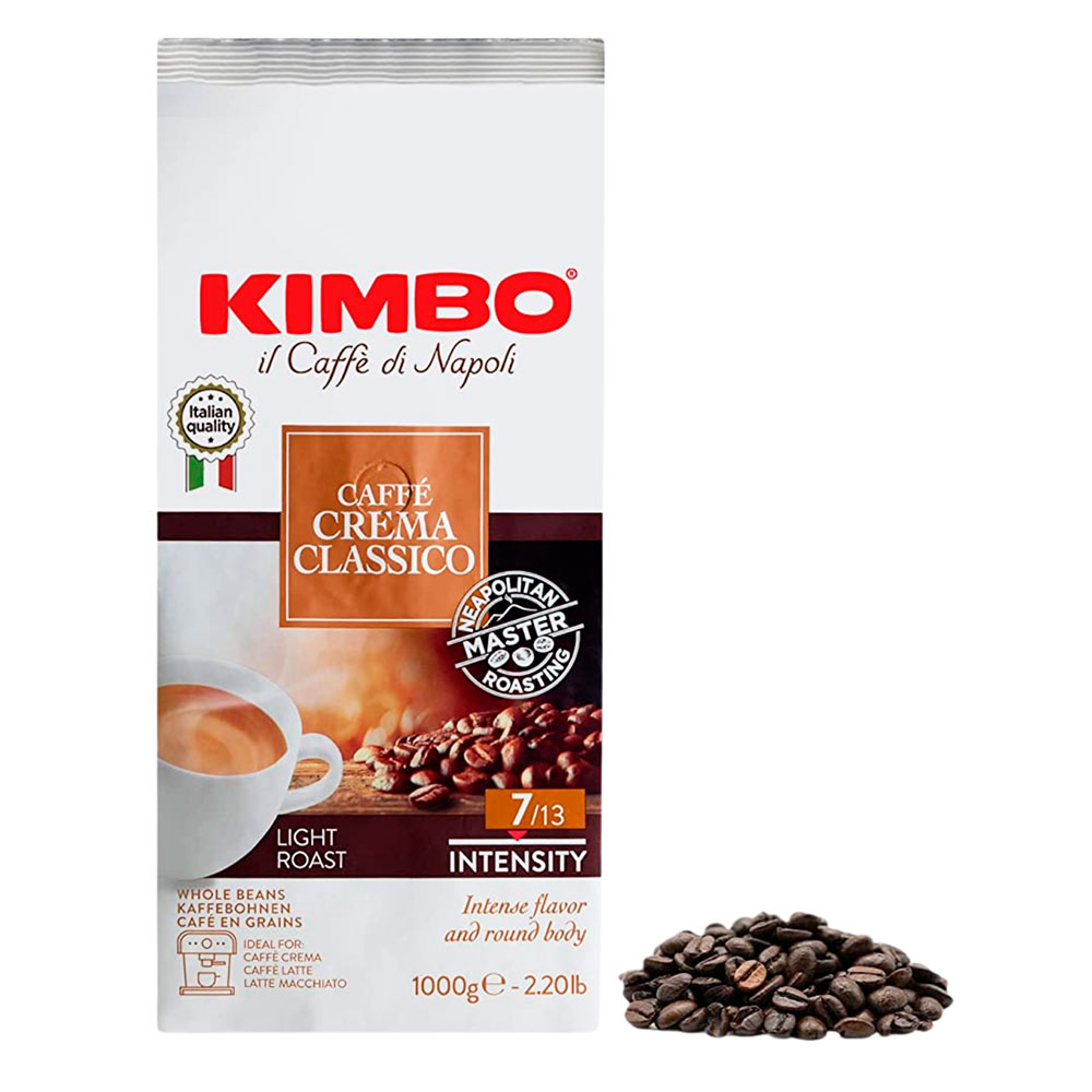 Кофе в зёрнах KIMBO Caffe Crema Classico