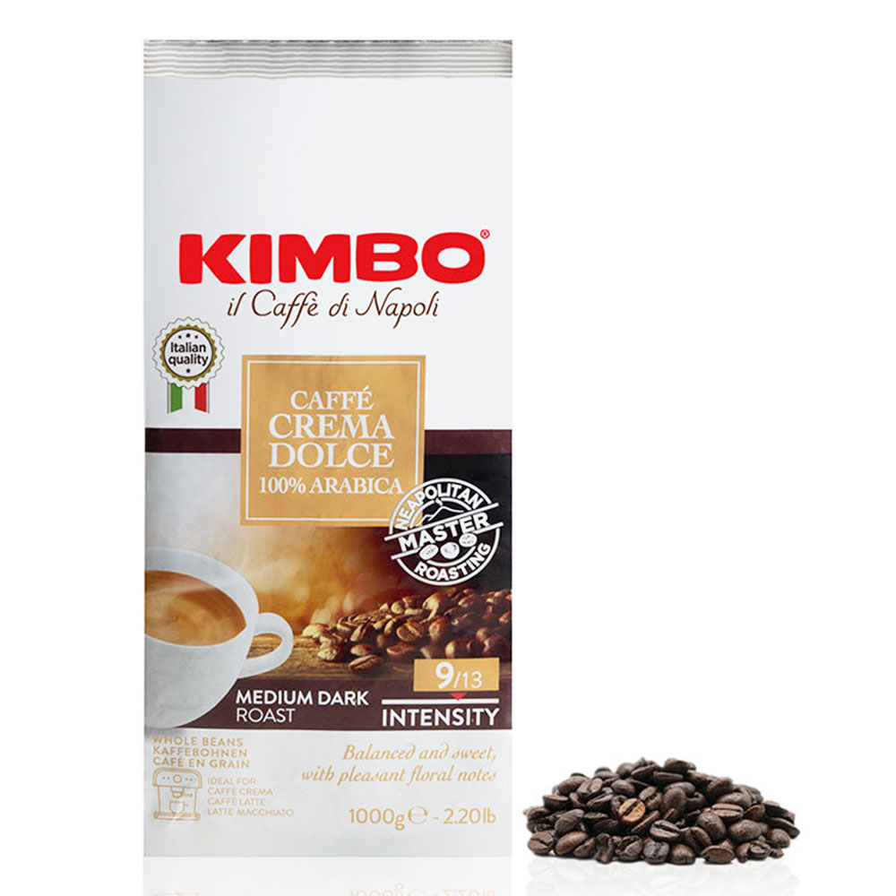 Кофе в зёрнах KIMBO Caffe Crema Dolce 100% арабика