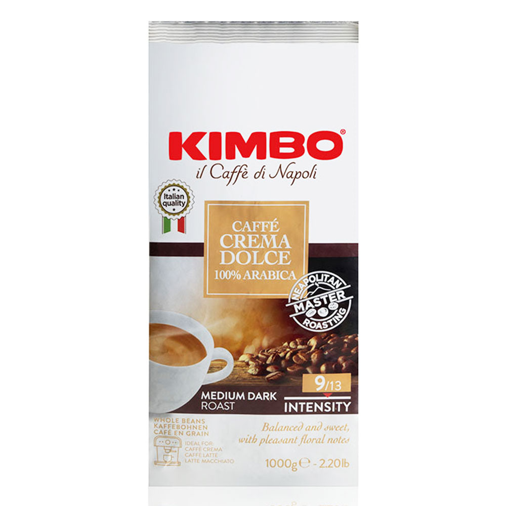 Кофе в зёрнах KIMBO Caffe Crema Dolce 100% арабика