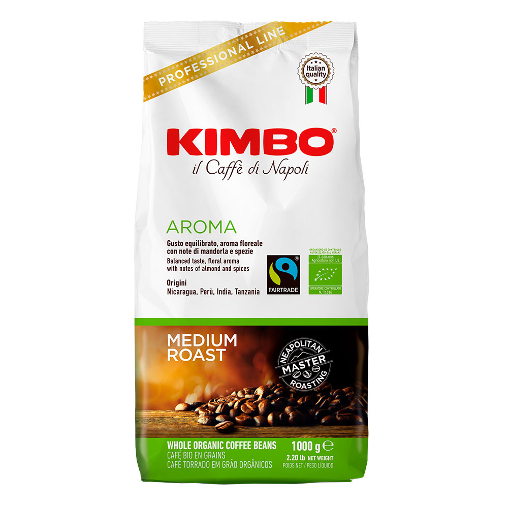 Кофе в зёрнах KIMBO Aroma Organic