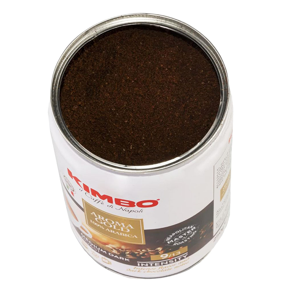 Кофе молотый KIMBO Aroma Gold 100% арабика в банке