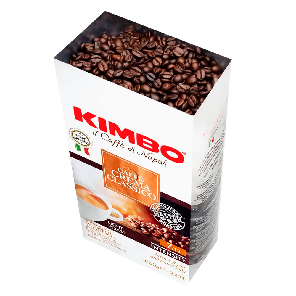 Кофе в зёрнах KIMBO Caffe Crema Classico