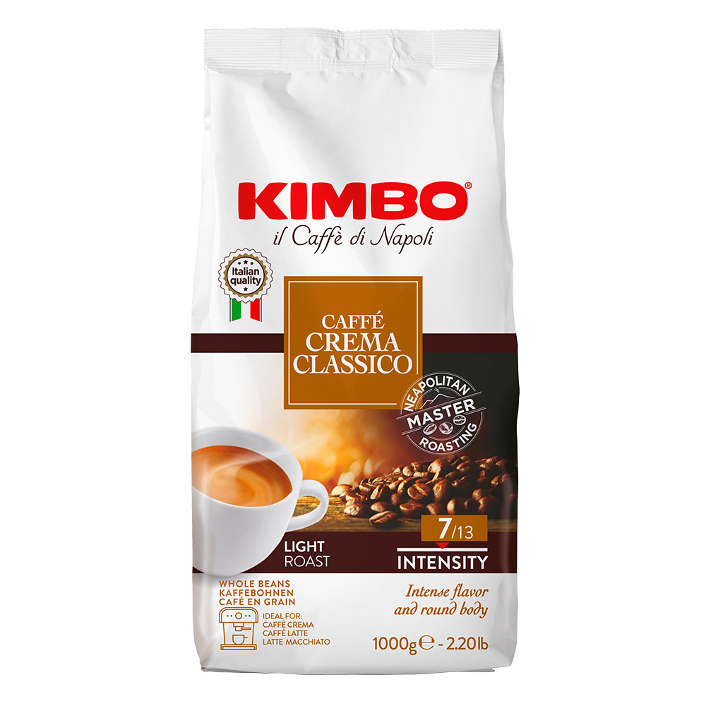 Кофе в зёрнах KIMBO Caffe Crema Classico