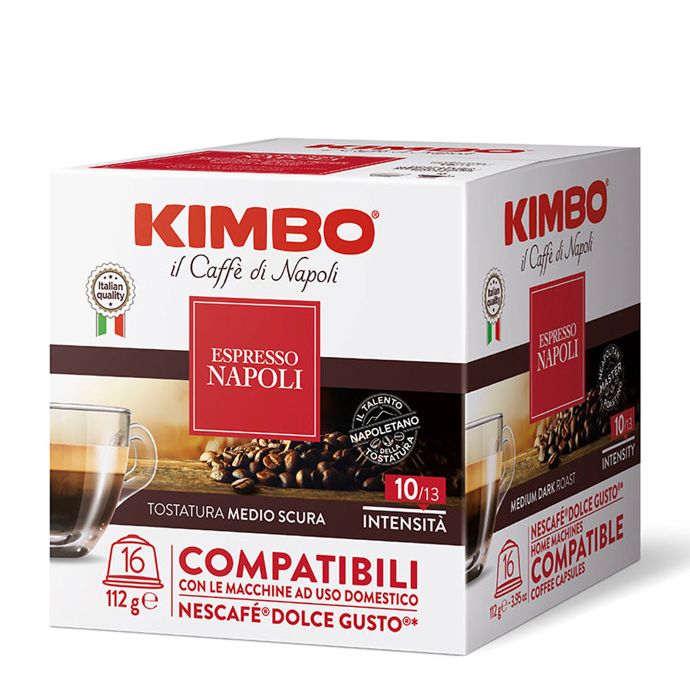 Кофе в капсулах KIMBO Napoli для системы Nescafè Dolce Gusto
