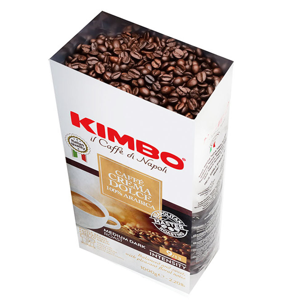 Кофе в зёрнах KIMBO Caffe Crema Dolce 100% арабика